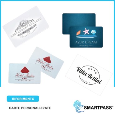 Scheda RFID SMARTPASS, 13,56 MHz, Bianco